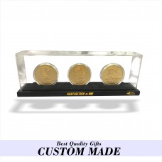 Award coin set with acrylic box packaging